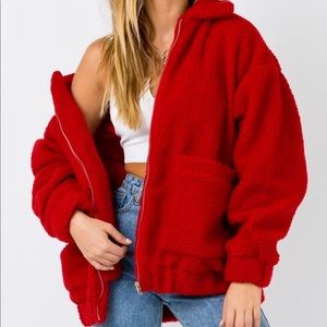 Red Teddy Jacket